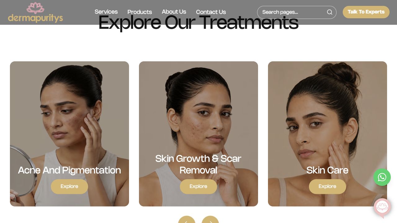 Dermapuritys: treatment categories