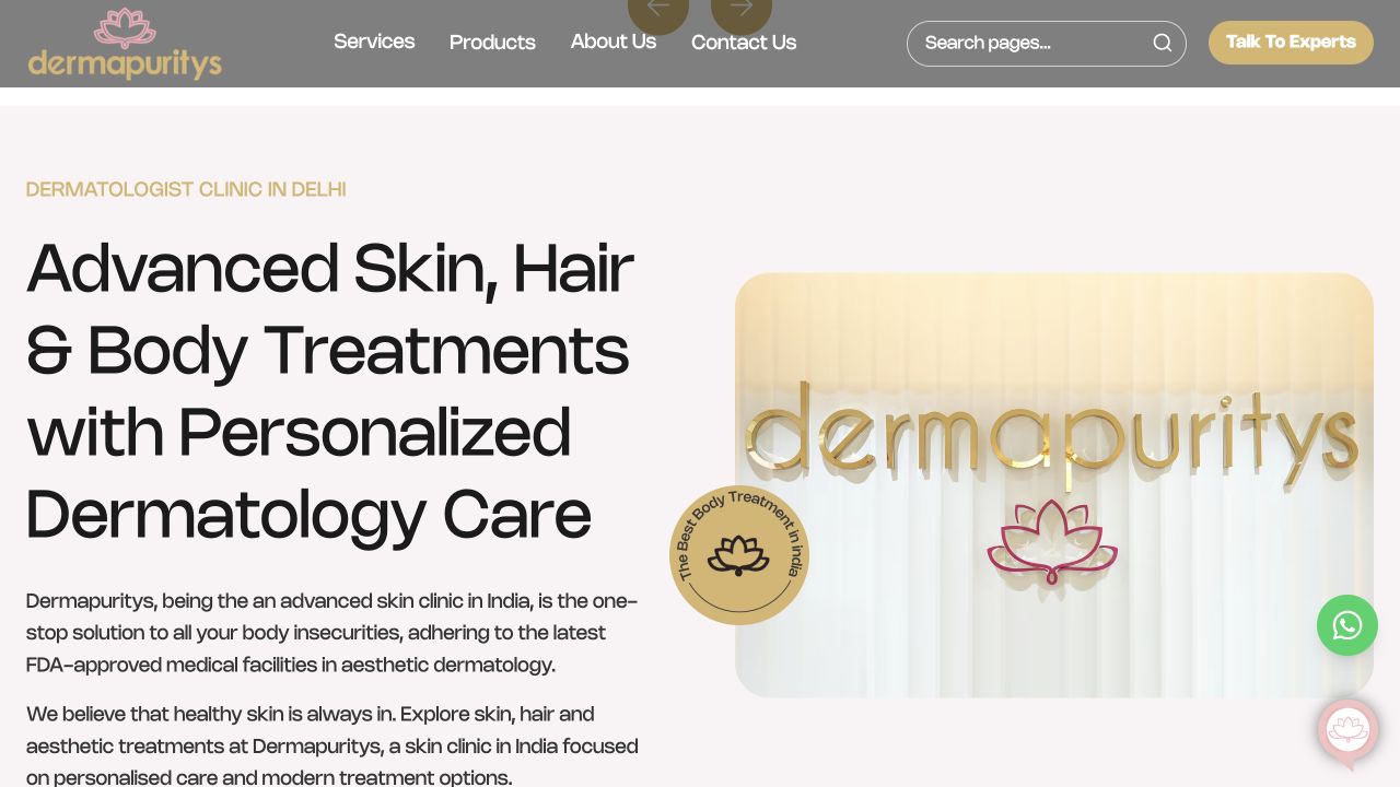 Dermapuritys: clinic introduction