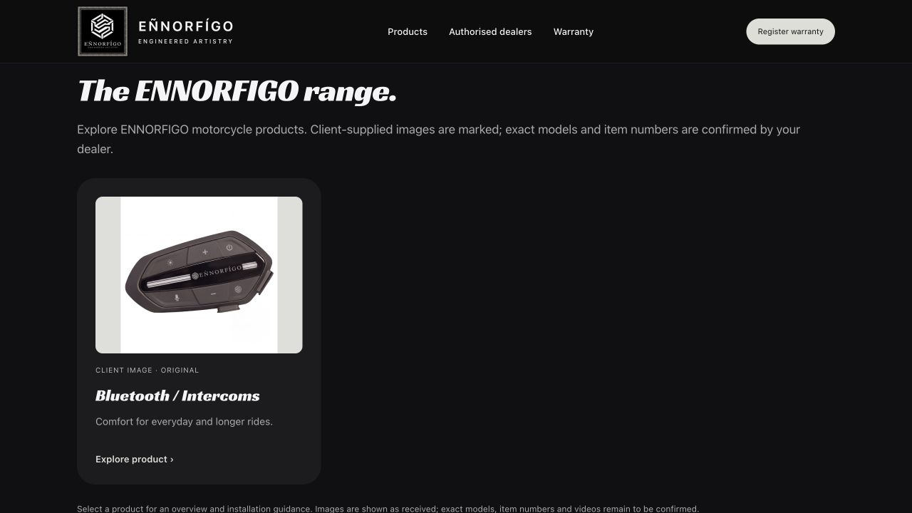 Ennorfigo: product range